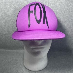 Fox Racing‎ Hat Womens Purple Black SnapBack Trucker Cap